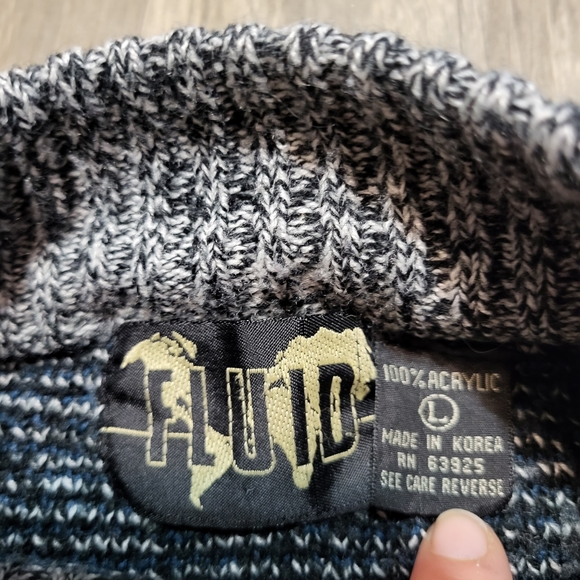 Vintage Fluid Sweater Coogi Style Knit Mock Neck Pullover Top Size Large - Picture 4 of 4